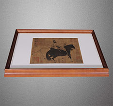 巧家书画装裱配框服务案例